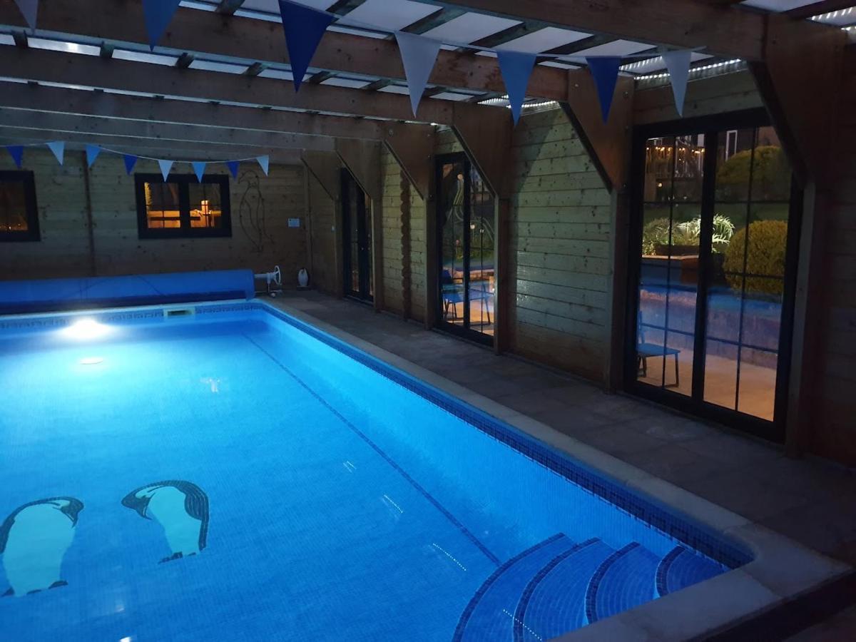'Monktonmead Lodge' In Secluded Setting, With Private Indoor Pool. ไรด์ ภายนอก รูปภาพ